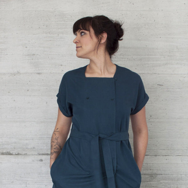 SIMONE ocean blue dress - Where is Marlo