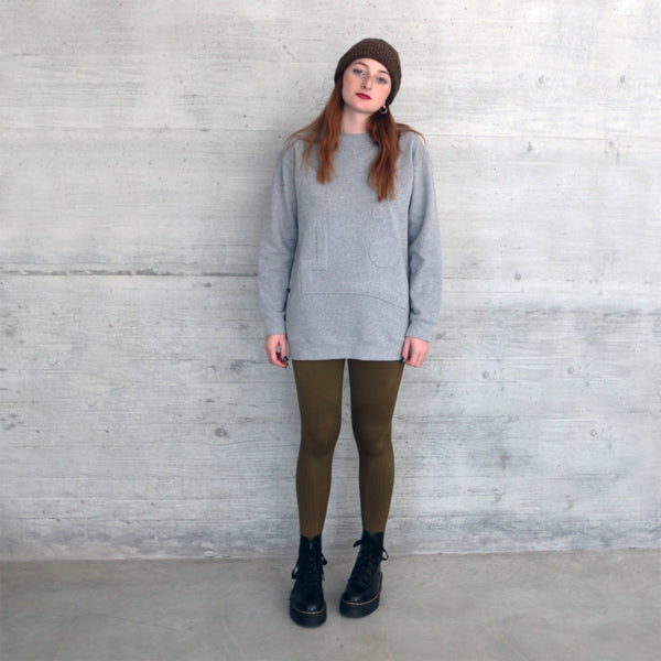 ARYA Sweater grey heathered - Where is Marlo